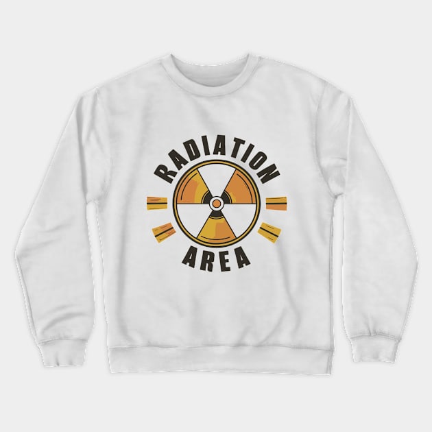 Radiation area symbol Crewneck Sweatshirt by StepInSky